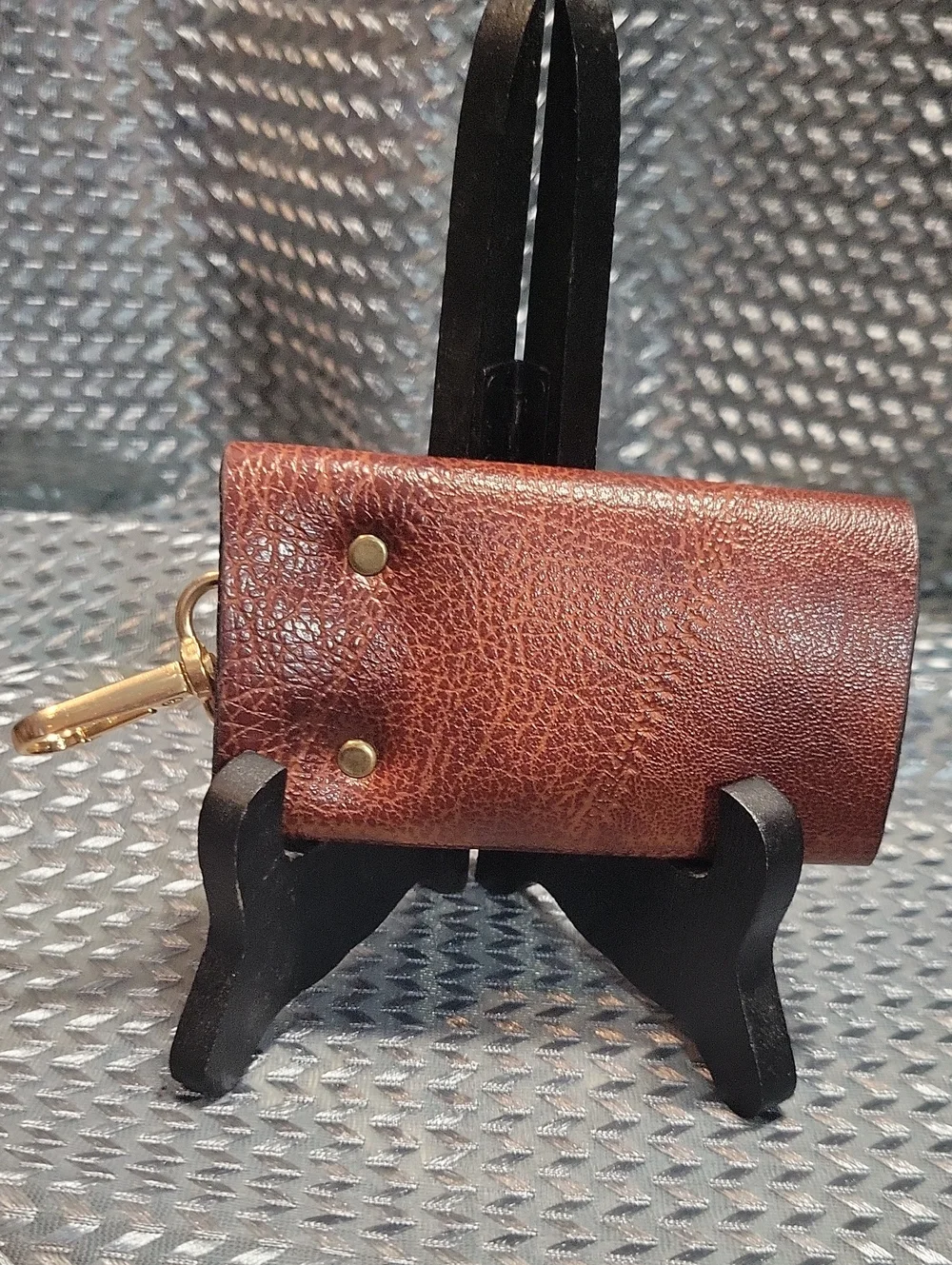 Brown Leather Key Pouch